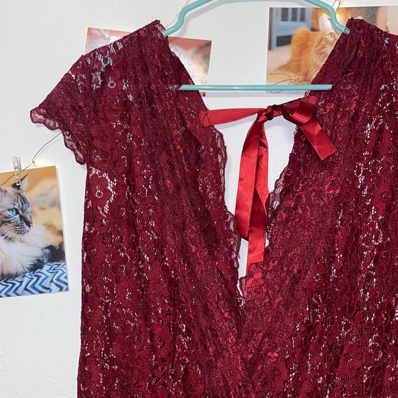 Lace Babydoll Romper Lingerie - Picture 2 of 6